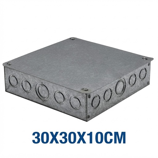  STEEL BOX ELECTRIC 30X30X10CM WITH COVER 