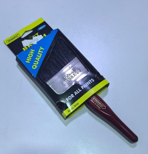 [ TENDIKO  طلاء فرشاة 4 انش احمر مقبض- 8400W ]  TENDIKO PAINT BRUSH 4" RED HANDLE - 8440 