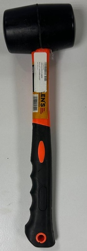 [ 300G مطرقة مطاطي مقبض بلاستيك ]  VERMOLEN'S RUBBER MALLET HAMMER BLACK 300G - 