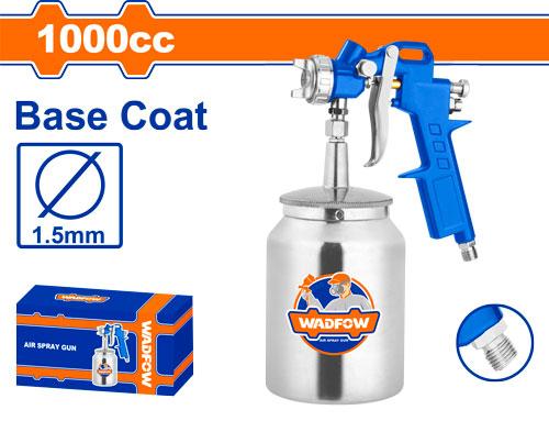 [ WGA1510 ]  WADFOW AIR SPRAY GUN 1000CC  SLIVER -CHINA 