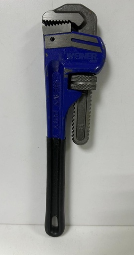 [ BEBLOS  المنيوم انبوب مفتاح14" ]  WEINER ADJUSTABLE PIPE WRENCH BLACK/BLUE 14" -CHINA 