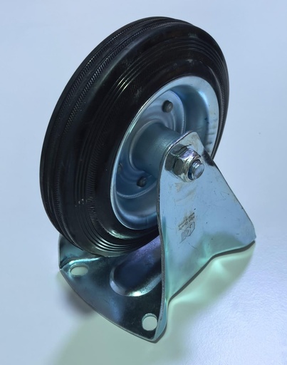 [ 150/45-80 6" - كفر اسود شابت ]  WHEEL BLACK FIX 6" 160/40-80 - KIT 