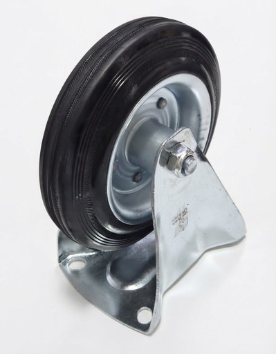 [ 150/45-80 6" - كفر اسود شابت ]  WHEEL BLACK FIX 6" 160/40-80 - KIT 
