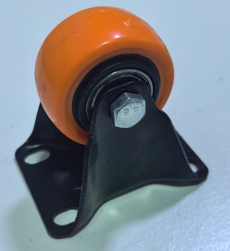  WHEEL ORANGE RUBBER FIX 1.5" 40MM - BMB 