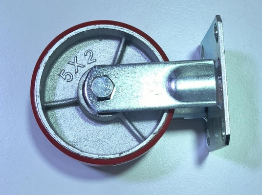  WHEEL RED FIX TYPE 5X2 125MM 5" - KIT 