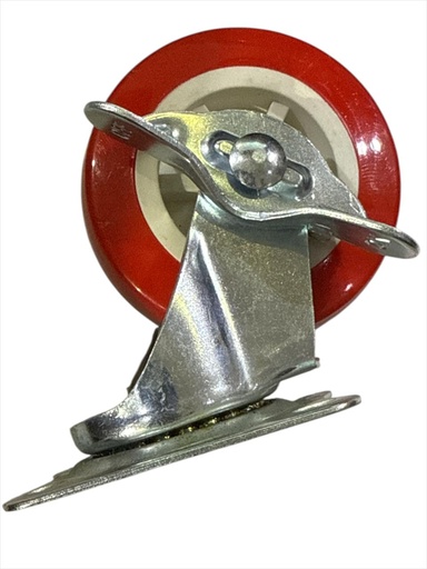  WHEEL RED RUBBER BREAK 3" 75X27 - STRONG 