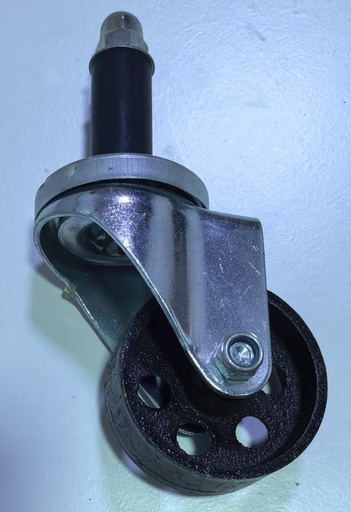 [3" -  كفر حديد]  WHEEL STEEL BEARING WITH PLASTIC SUPPORT 3" 75MM-STRONG 