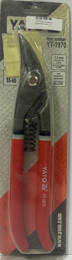 [YT-1970]  YATO TINMAN'S SNIPPERS 260MM RED HANDLE - YT-1970 