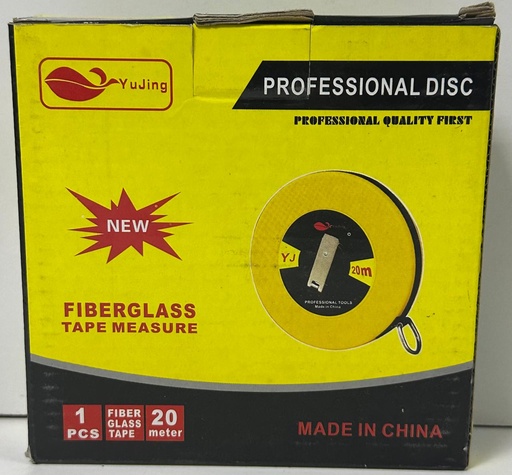 [ YUJING 20M ]  YUJING FIBERGLASS TAPE MEASURE 20 METER 
