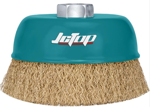 JCTOP WIRE BRUSH BRASS 5" 125MM BOWL TYPE -CHINA N/KK5105