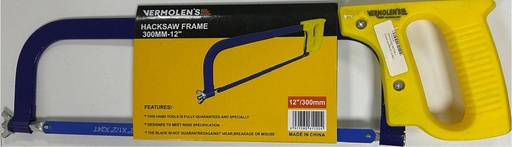 VERMOLEN'S HACKSAW FRAME 300MM/12" -CHINA