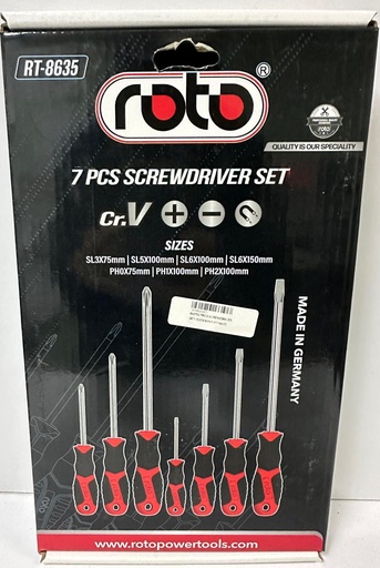 [RT-8635] ROTO 7PCS SCREWDRIVER SET- GERMANY-RT-8635