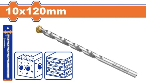 WADFOW MASONRY DRILL BIT 10X120MM-CHINA-WMJ1K10