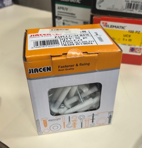 JIACEN SCREW WITH FISHER 6X38 50PCS-CHINA-265-211