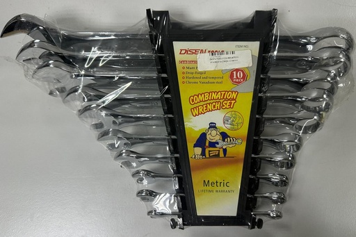 DISEN TOOLS COMBINATION SPANNER 10PC'S 6-27MM - CHIHNA