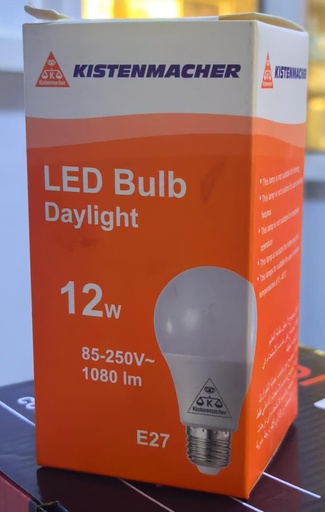KISTENMACHER LED BULB 12W 220V 6500K WHITE-CHINA-A6012DLDV