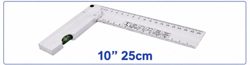 YDS ALUMINIUM RIGHT ANGLE 10" 25CM-CHINA