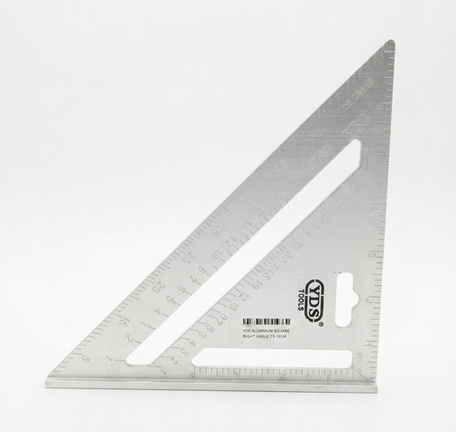 YDS ALUMINIUM SQUARE RIGHT ANDLE 12"-CHINA