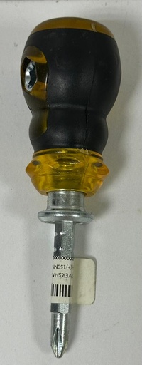 SCREW DRIVER SMALL YELLOW (-) (+)150MM-CHINA