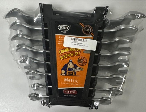 [YDS-5708] YDS COMBINATION WRENCH SET 8PCS 6-22MM -CHINA/0656