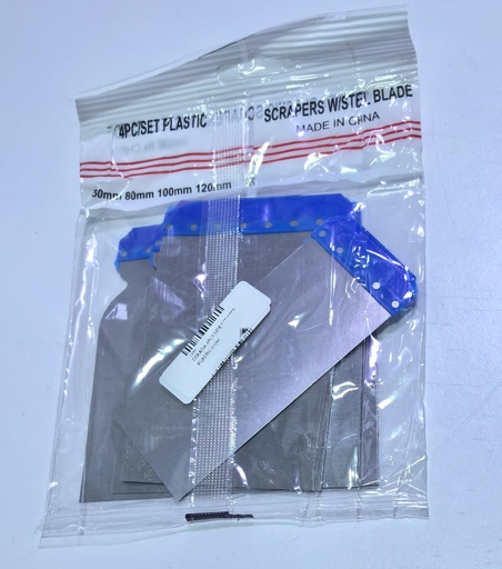 BRIX 4PCS STEEL SIDE SCRAPER PLASTIC 50/120MM-CHINA