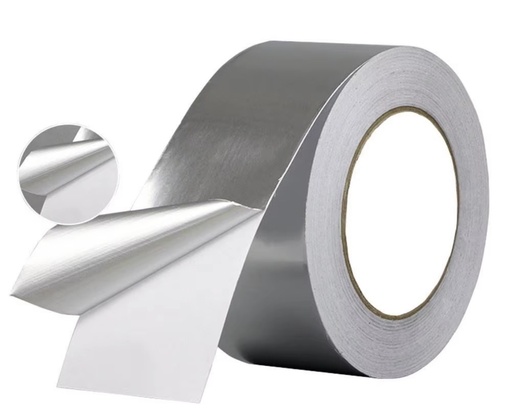 HI STICK ALUMINIUM TAPE 2''X13YRD PLAIN -UAE