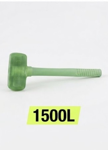 TRANSPARENT RUBBER HAMMER GREEN 1500L-CHINA
