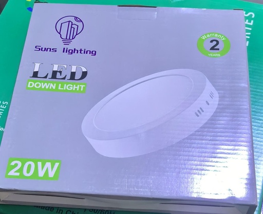 SUNS LIGHTING LED DOWN LIGHT 20W WHITE 220V-CHINA