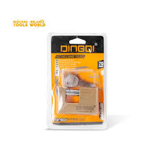 DINGQI RECTRANGLE BRASS PAD LOCK 80MM-CHINA/151180
