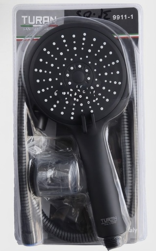 TURAN HAND SHOWER SET BLACK -ITALY/9911-1