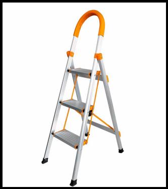 [سلم المنيوم] DINGQI ALUMINIUM LADDER 3STEP (2.28-4.56MTR) -CHINA/HF02004