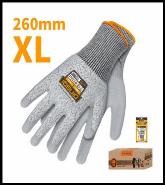 DINGQI CUT-RESISTANCE GLOVES GRAY (XL) -CHINA/IA1507